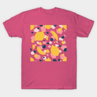 Pink Blueberry Lemonade Pattern T-Shirt